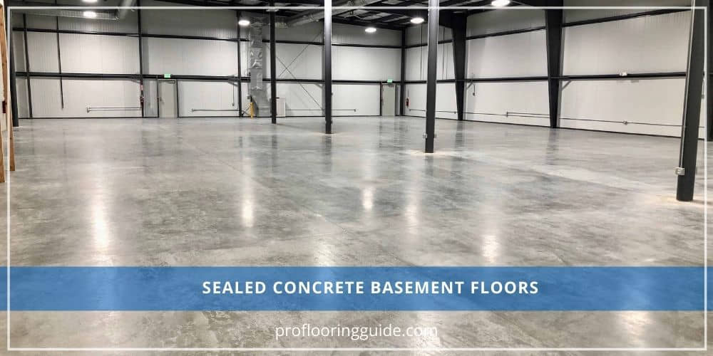 how to clean basement concrete floor