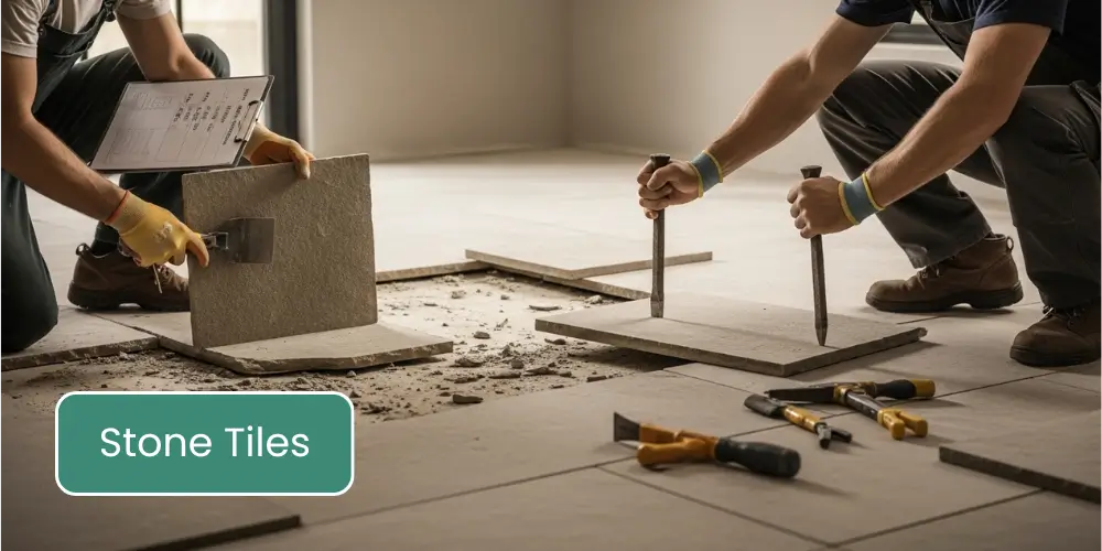 Average Cost to Remove the Stone Tiles